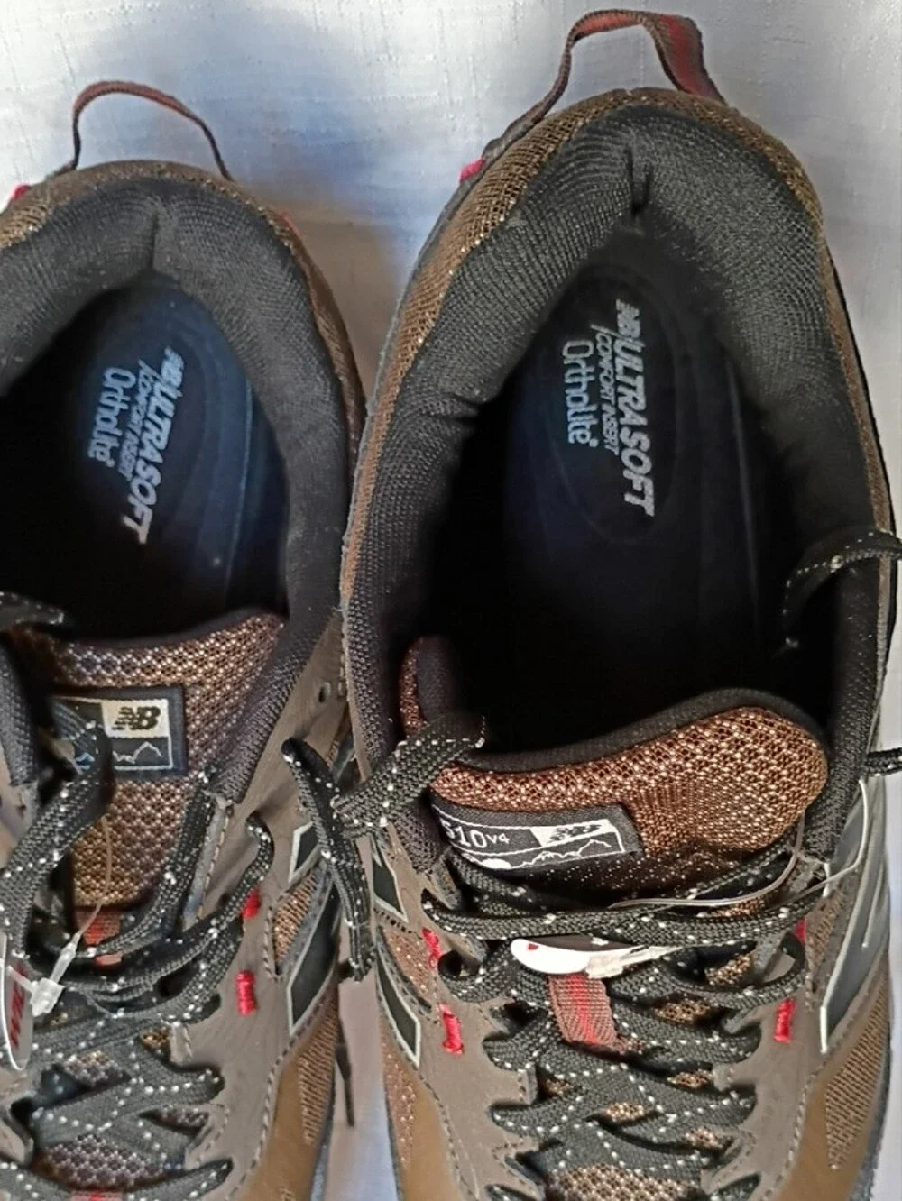 New Balance Men’s 510 V4 All Terrain Brown & Black Wide Athletic Sneakers SZ11